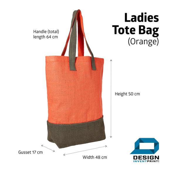 Large Beach Bag Custom Print Jute Tote Shopping Bag Full Colour Design, Photo or Logo