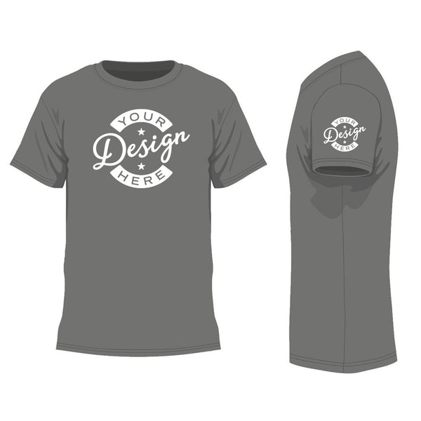 TShirt Custom Print Cotton T-shirt Tee Full Colour Design, Photo, Brand or Logo (chest + arm print)