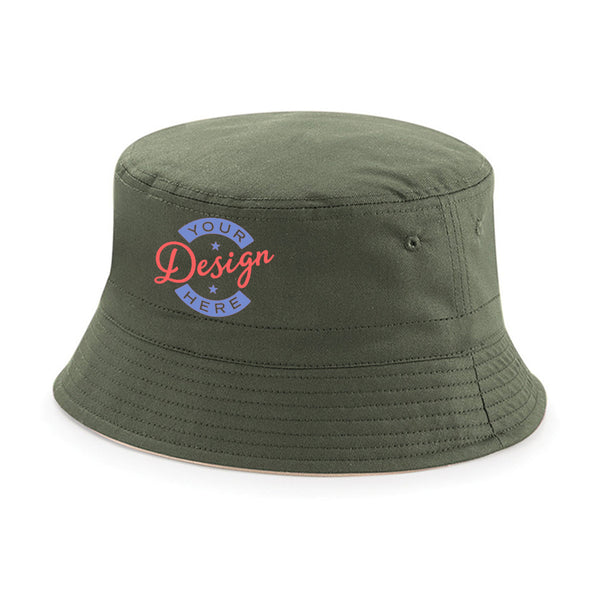 Custom Print or Embroidered Bucket Hat Full Colour Design, Photo, Brand or Logo
