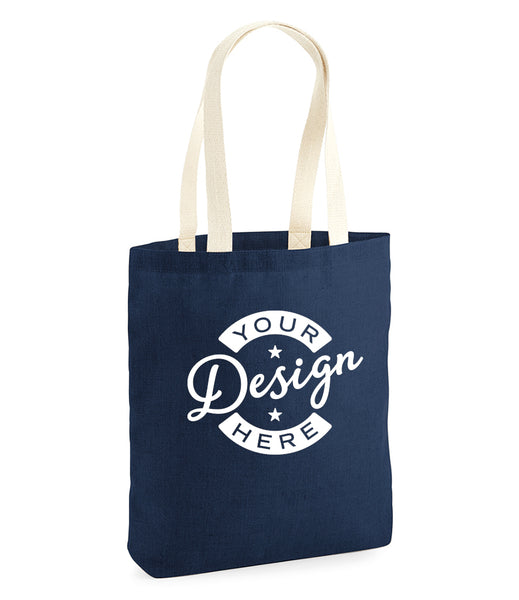 Printed Jute Tote Shopping Bag Full Colour Design, Photo, Brand or Logo