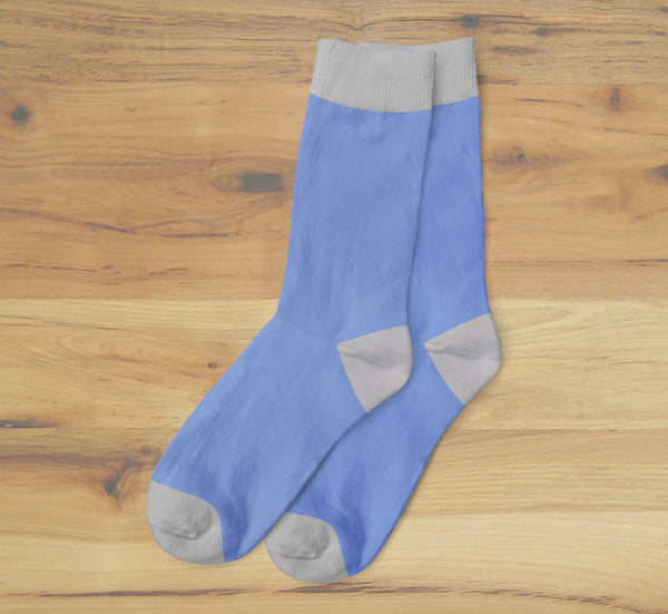 Custom Print Mens Socks Heel Toe Full Colour Print Size 6 to 11
