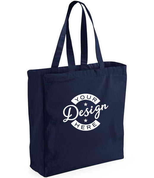 Canvas Bag Printed Tote Shopping Full Colour Design, Photo, Brand or Logo