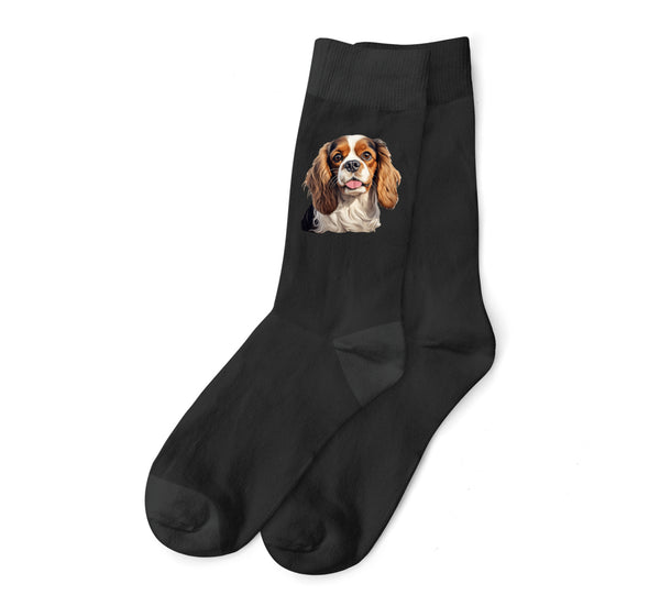Cavalier King Charles Spaniel Dog DTF Transfer Gift Iron On Transfer Do it Yourself Heat Press for Clothing T Shirt Any Material Long Lasting (KCCS045)