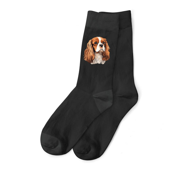 Cavalier King Charles Spaniel Dog DTF Transfer Gift Iron On Transfer Do it Yourself Heat Press for Clothing T Shirt Any Material Long Lasting (KCCS024)