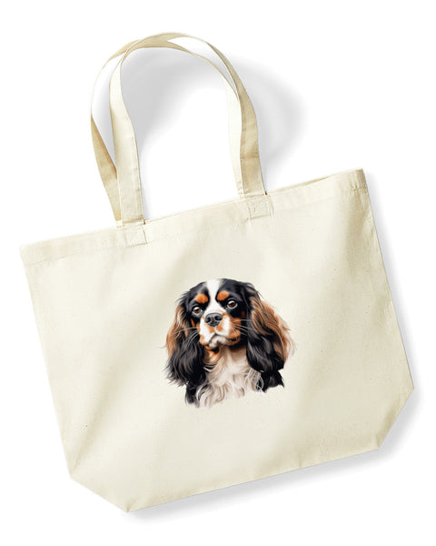 Cavalier King Charles Spaniel Dog DTF Transfer Gift Iron On Transfer Do it Yourself Heat Press for Clothing T Shirt Any Material Long Lasting (KCCS027)