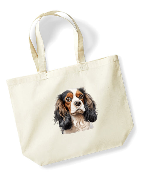 Cavalier King Charles Spaniel Dog DTF Transfer Gift Iron On Transfer Do it Yourself Heat Press for Clothing T Shirt Any Material Long Lasting (KCCS032)