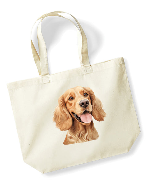 English Cocker Spaniel Dog DTF Transfer Gift Iron On Transfer Do it Yourself Heat Press for Clothing T Shirt Any Material Long Lasting (ECOCKS011)