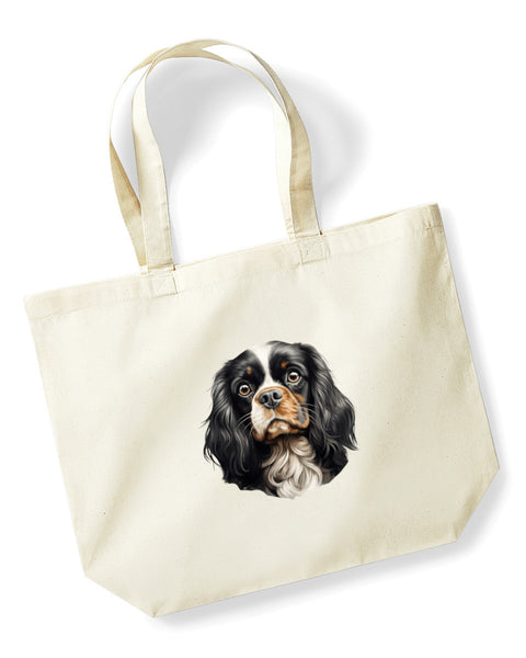 Cavalier King Charles Spaniel Dog DTF Transfer Gift Iron On Transfer Do it Yourself Heat Press for Clothing T Shirt Any Material Long Lasting (KCCS040)