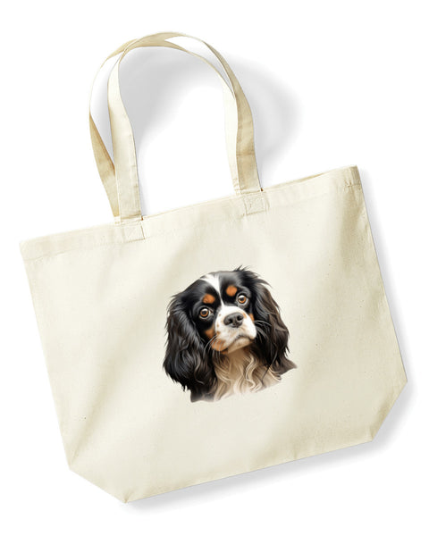 Cavalier King Charles Spaniel Dog DTF Transfer Gift Iron On Transfer Do it Yourself Heat Press for Clothing T Shirt Any Material Long Lasting (KCCS029)