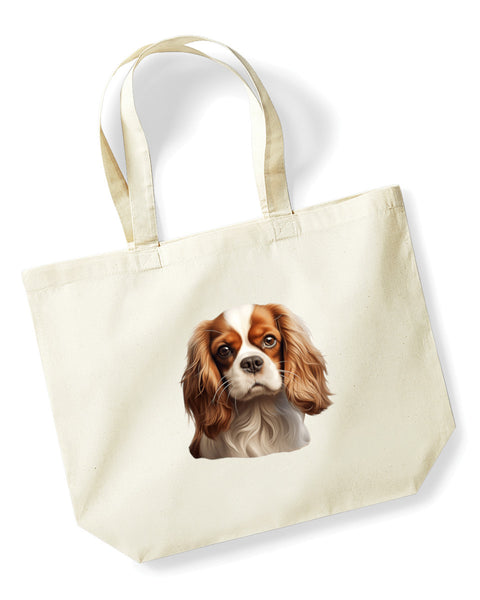 Cavalier King Charles Spaniel Dog DTF Transfer Gift Iron On Transfer Do it Yourself Heat Press for Clothing T Shirt Any Material Long Lasting (KCCS033)