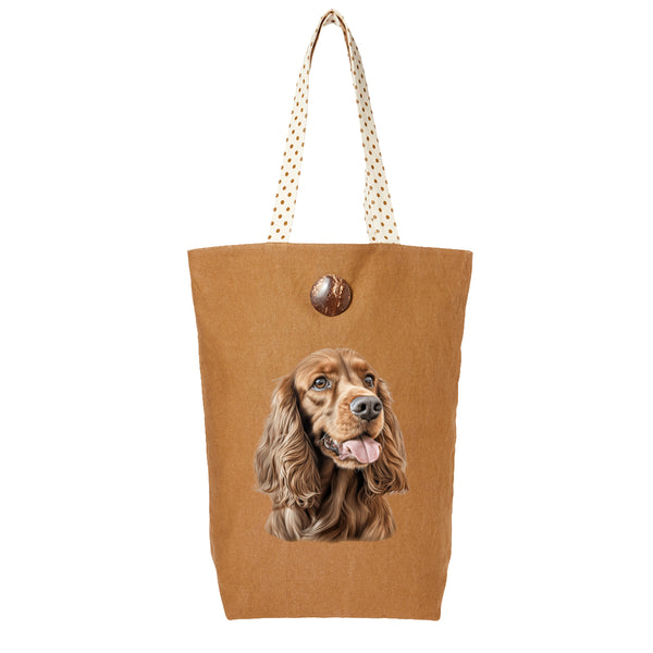 English Cocker Spaniel Dog DTF Transfer Gift Iron On Transfer Do it Yourself Heat Press for Clothing T Shirt Any Material Long Lasting (ECOCKS013)